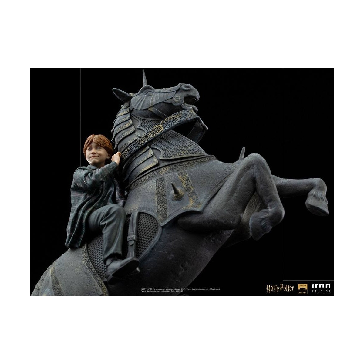 Iron Studios - Harry Potter - Ron Weasley en el ajedrez de los magos BDS Deluxe Art Scale 1/10