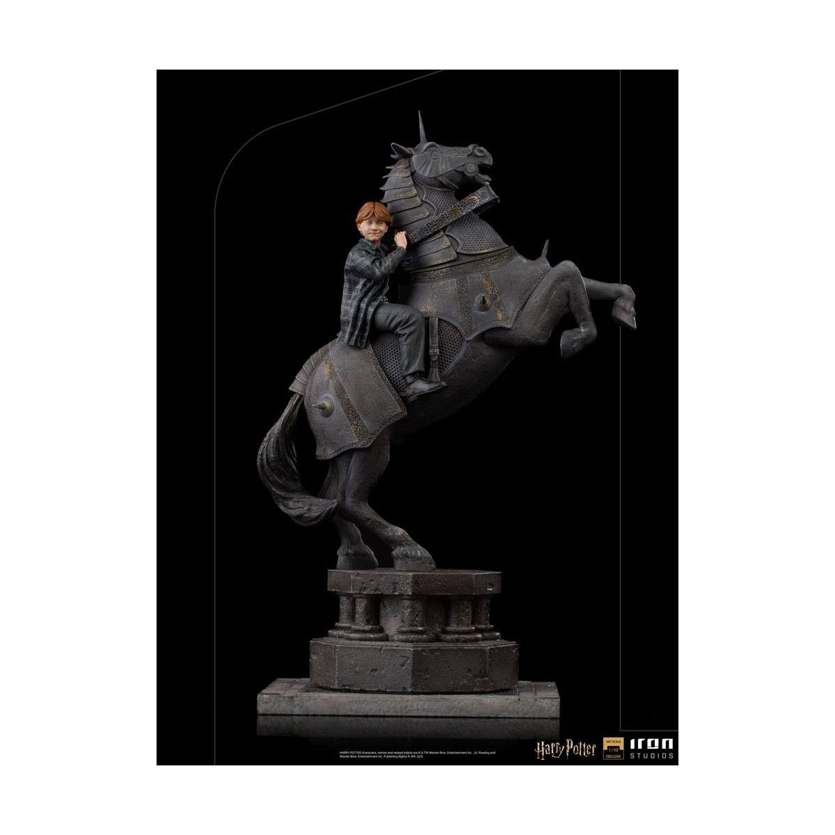 Iron Studios - Harry Potter - Ron Weasley en el ajedrez de los magos BDS Deluxe Art Scale 1/10