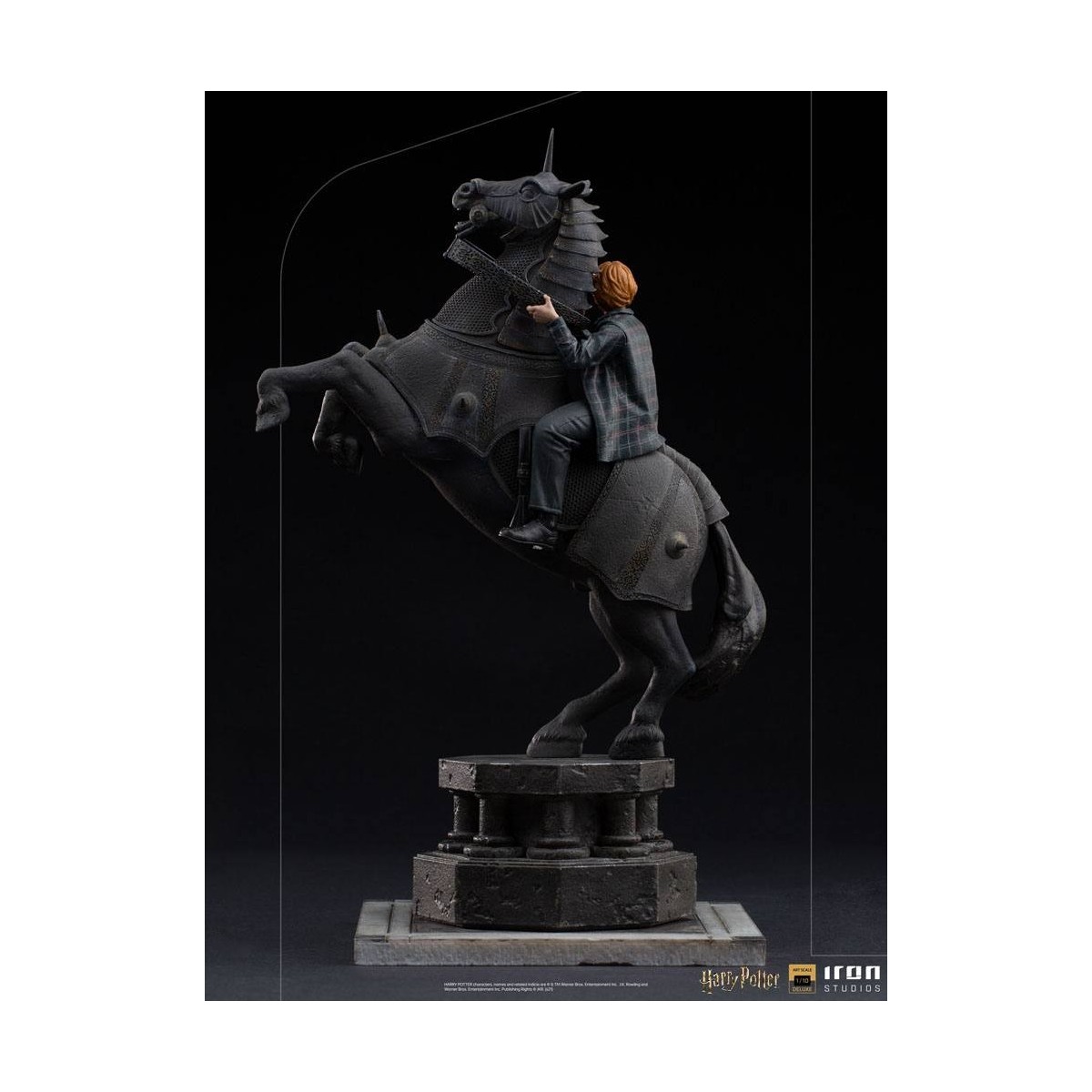 Iron Studios - Harry Potter - Ron Weasley en el ajedrez de los magos BDS Deluxe Art Scale 1/10