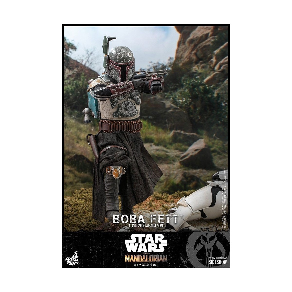Hot Toys Star Wars El Mandaloriano Boba Fett Versión Deluxe 1/6 Obra Maestra de la Película
