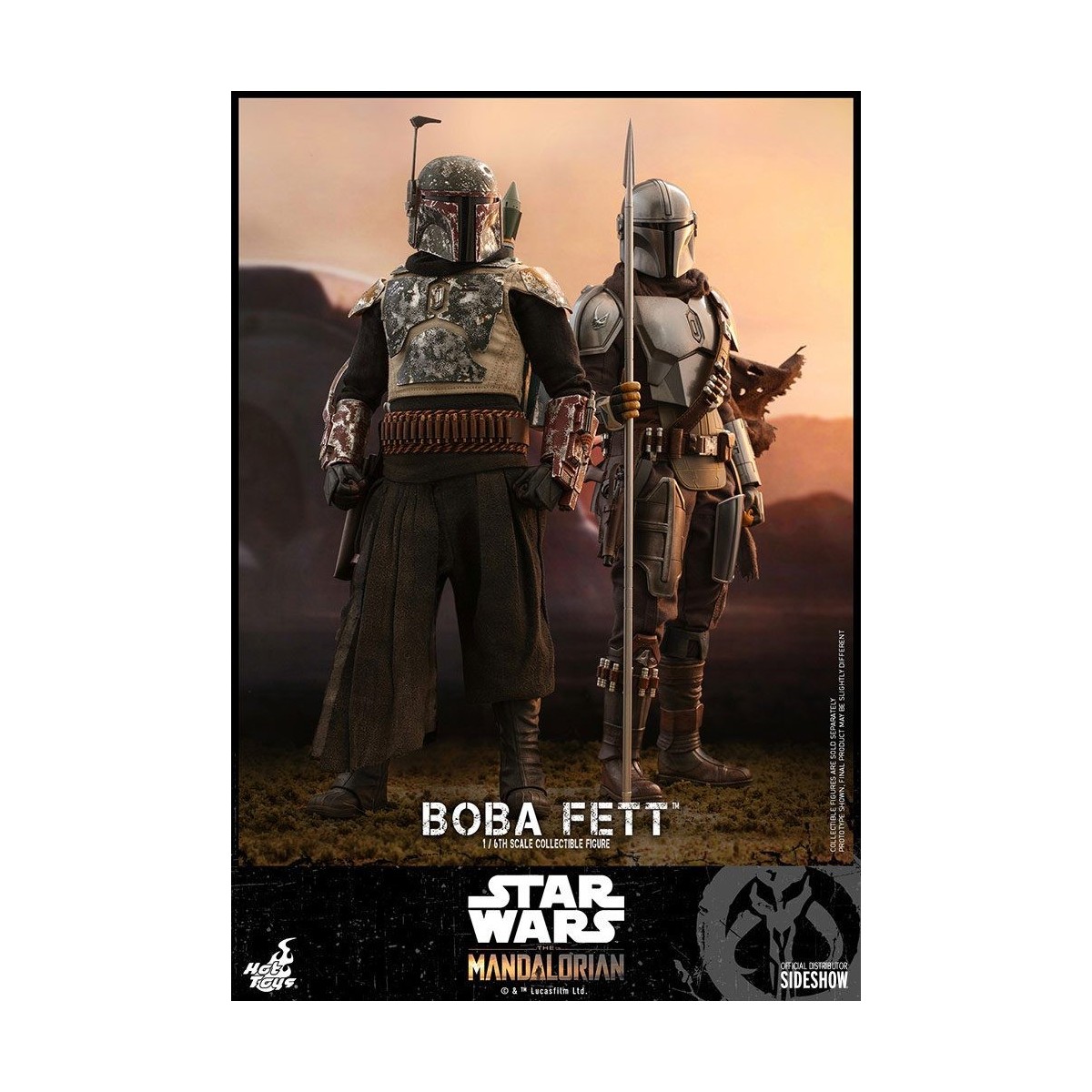 Hot Toys Star Wars El Mandaloriano Boba Fett Versión Deluxe 1/6 Obra Maestra de la Película