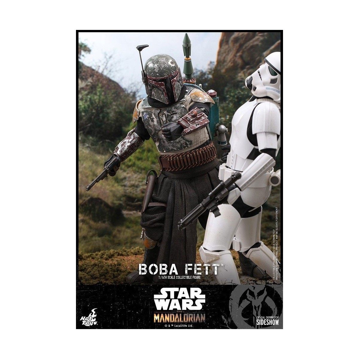 Hot Toys Star Wars El Mandaloriano Boba Fett Versión Deluxe 1/6 Obra Maestra de la Película