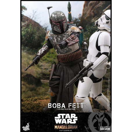 Hot Toys Star Wars El Mandaloriano Boba Fett Versión Deluxe 1/6 Obra Maestra de la Película