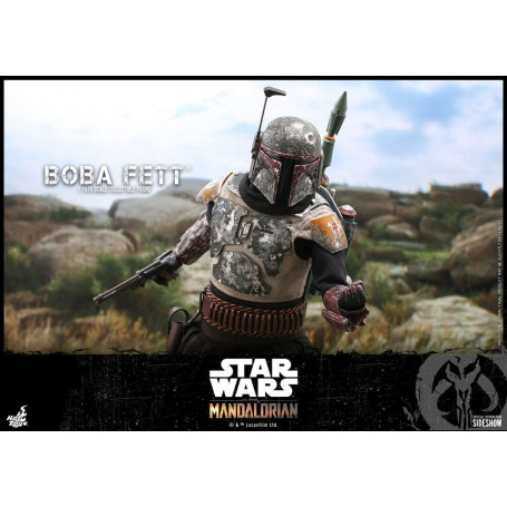 Hot Toys Star Wars El Mandaloriano Boba Fett Versión Deluxe 1/6 Obra Maestra de la Película