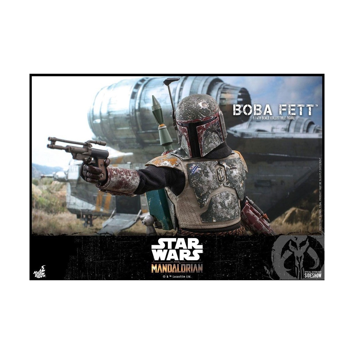 Hot Toys Star Wars El Mandaloriano Boba Fett Versión Deluxe 1/6 Obra Maestra de la Película
