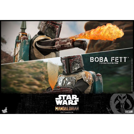 Hot Toys Star Wars El Mandaloriano Boba Fett Versión Deluxe 1/6 Obra Maestra de la Película
