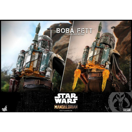 Hot Toys Star Wars El Mandaloriano Boba Fett Versión Deluxe 1/6 Obra Maestra de la Película