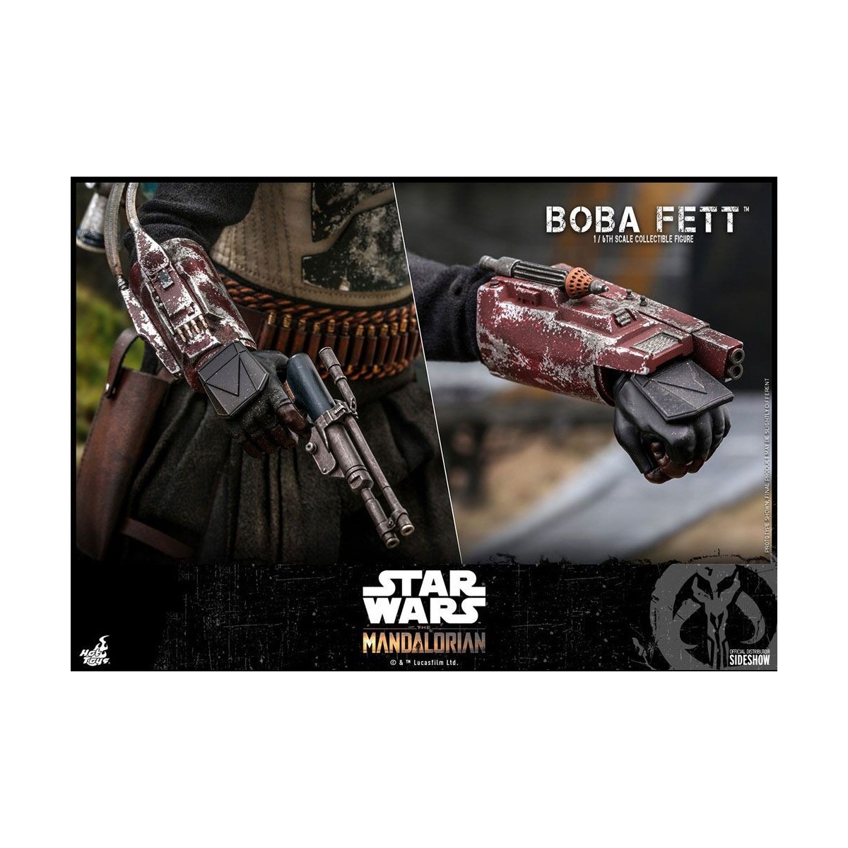Hot Toys Star Wars El Mandaloriano Boba Fett Versión Deluxe 1/6 Obra Maestra de la Película