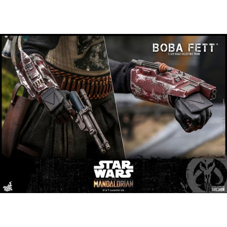 Hot Toys Star Wars El Mandaloriano Boba Fett Versión Deluxe 1/6 Obra Maestra de la Película