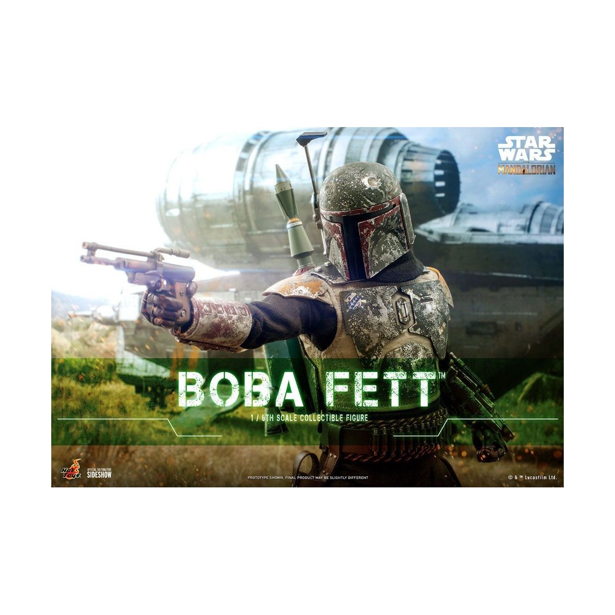 Hot Toys Star Wars El Mandaloriano Boba Fett Versión Deluxe 1/6 Obra Maestra de la Película