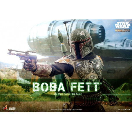 Hot Toys Star Wars El Mandaloriano Boba Fett Versión Deluxe 1/6 Obra Maestra de la Película