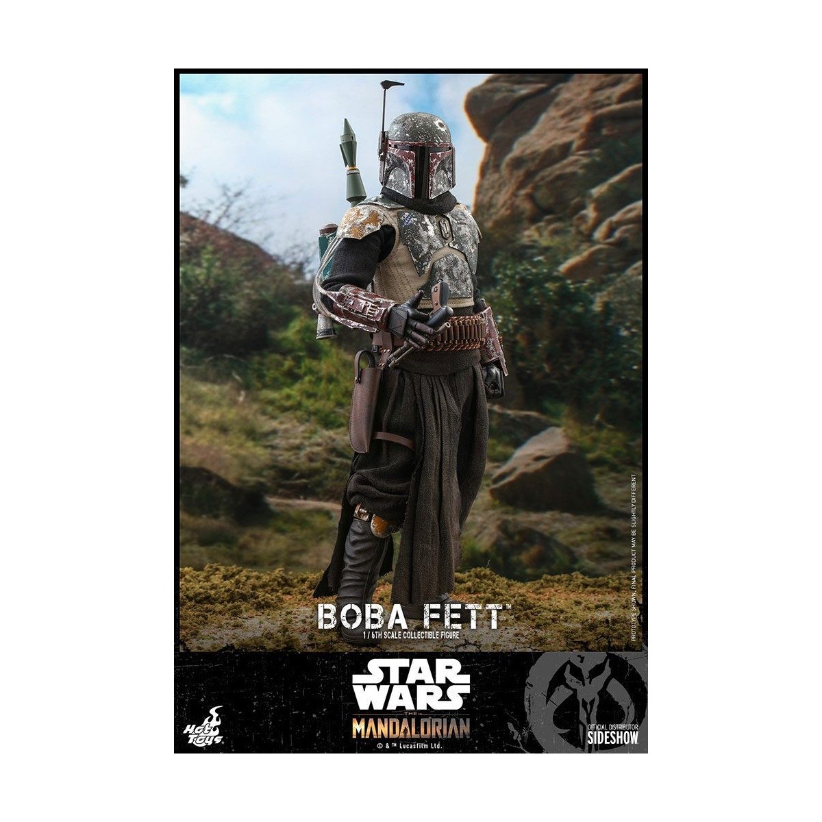 Hot Toys Star Wars El Mandaloriano Boba Fett Versión Deluxe 1/6 Obra Maestra de la Película