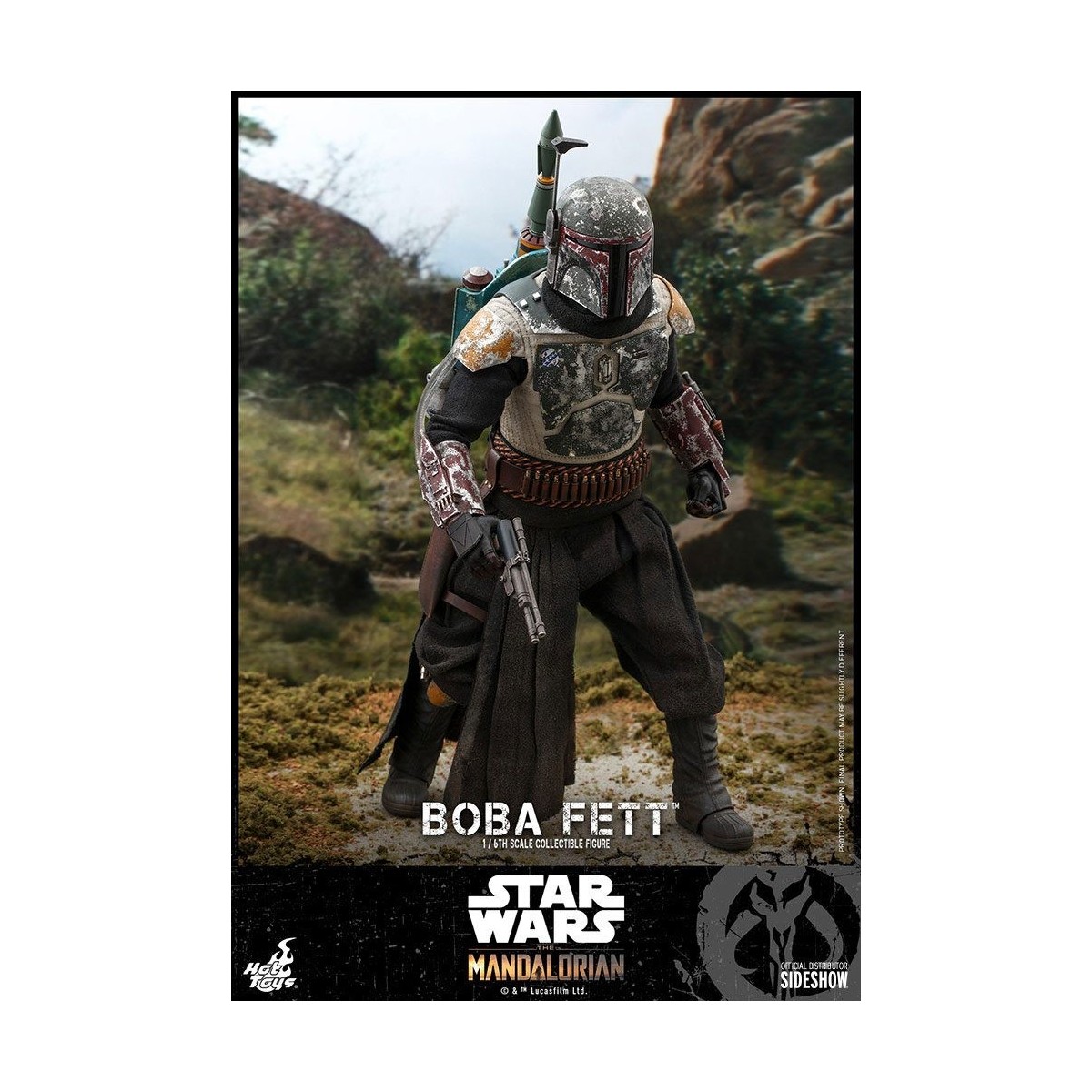 Hot Toys Star Wars El Mandaloriano Boba Fett Versión Deluxe 1/6 Obra Maestra de la Película