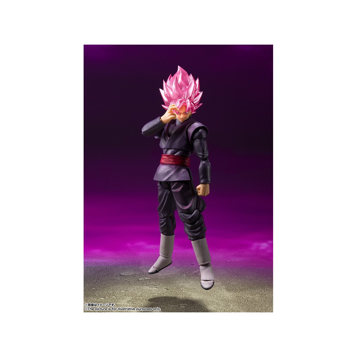 Bandai Tamashii - DRAGON BALL - GOKU BLACK SUPER SAIYAN ROSE (color exclusivo del evento regular) - SHF SHFiguarts