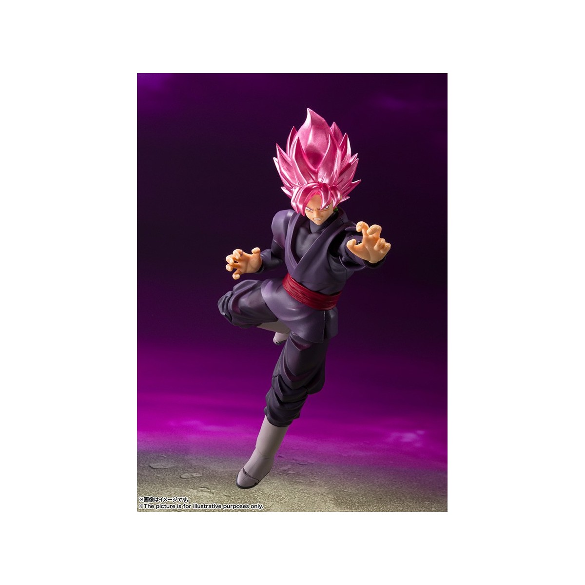 Bandai Tamashii - DRAGON BALL - GOKU BLACK SUPER SAIYAN ROSE (color exclusivo del evento regular) - SHF SHFiguarts