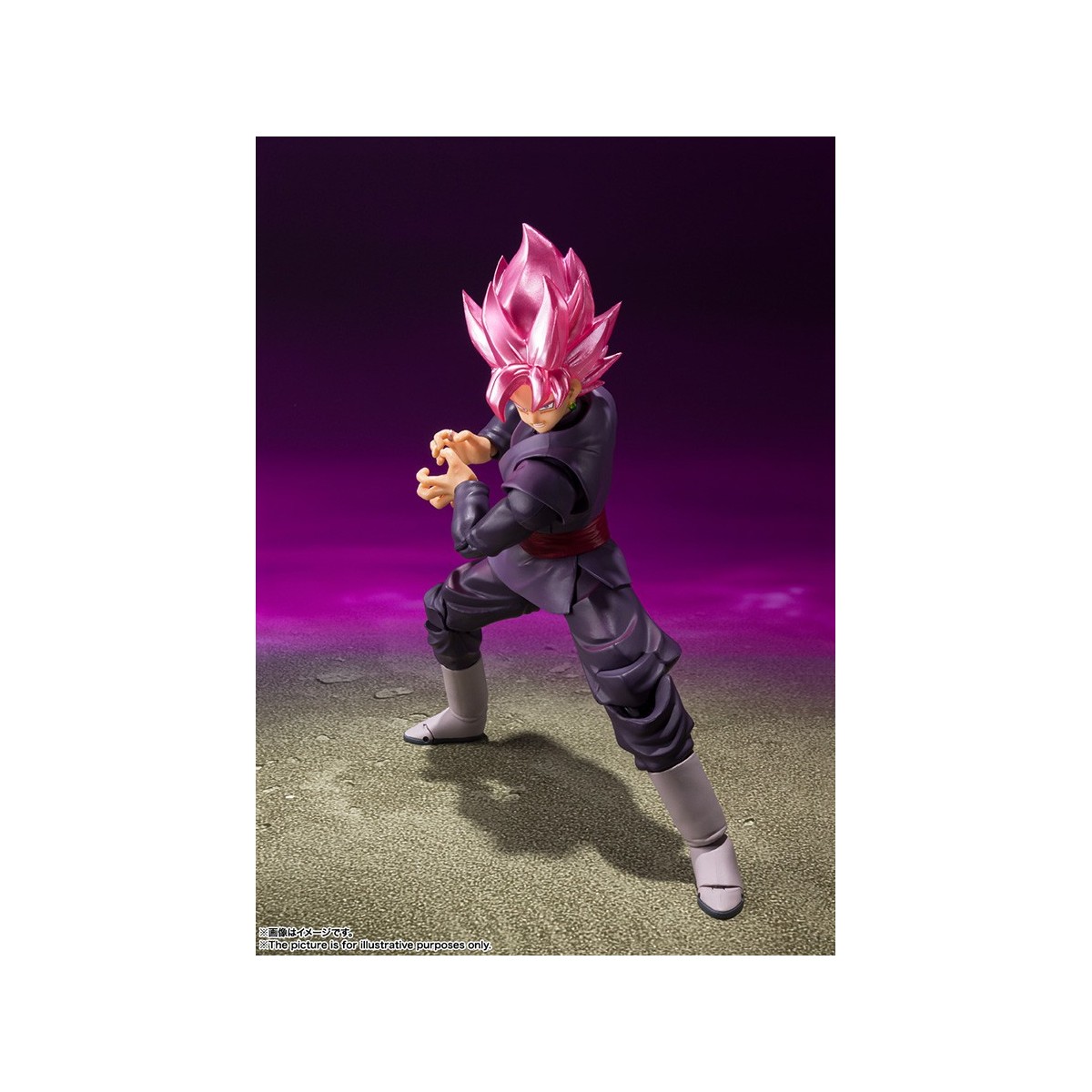 Bandai Tamashii - DRAGON BALL - GOKU BLACK SUPER SAIYAN ROSE (color exclusivo del evento regular) - SHF SHFiguarts
