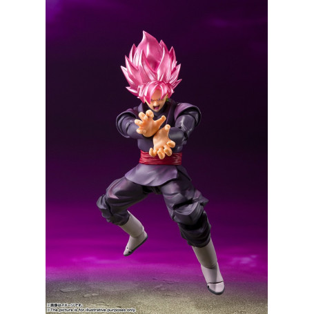 Bandai Tamashii - DRAGON BALL - GOKU BLACK SUPER SAIYAN ROSE (color exclusivo del evento regular) - SHF SHFiguarts