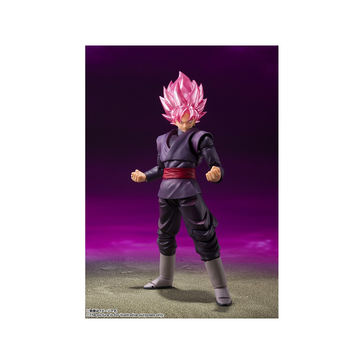 Bandai Tamashii - DRAGON BALL - GOKU BLACK SUPER SAIYAN ROSE (color exclusivo del evento regular) - SHF SHFiguarts