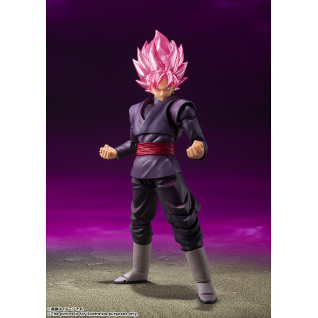 Bandai Tamashii - DRAGON BALL - GOKU BLACK SUPER SAIYAN ROSE (color exclusivo del evento regular) - SHF SHFiguarts