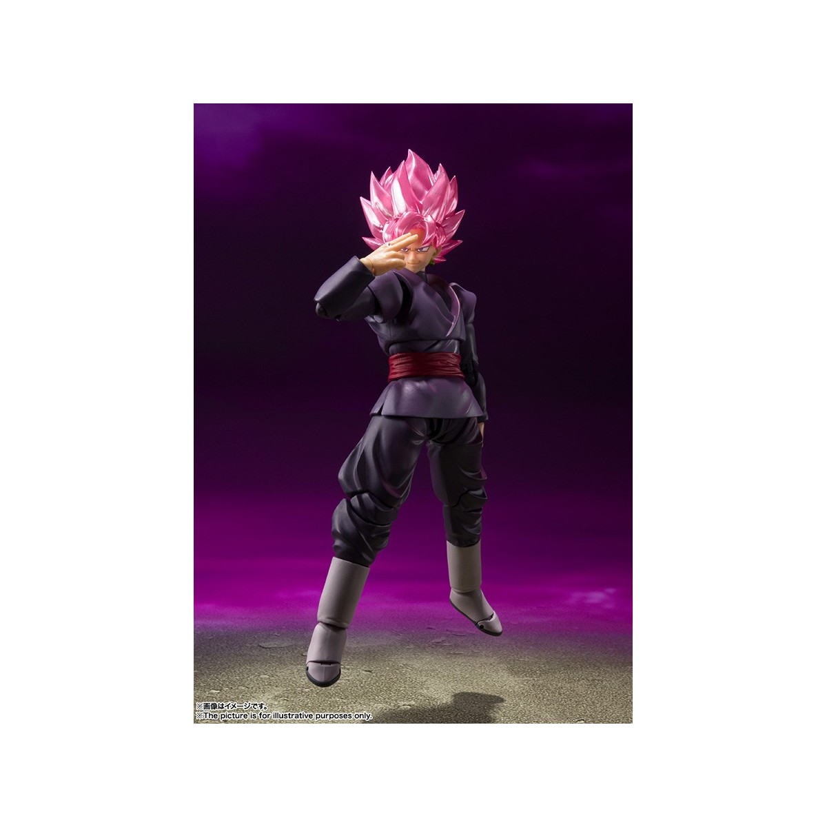 Bandai Tamashii - DRAGON BALL - GOKU BLACK SUPER SAIYAN ROSE (color exclusivo del evento regular) - SHF SHFiguarts