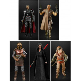 Star Wars Black Series - Set 3 - Armor Moff Gideon Kuiil Greef Karga Dark Rey