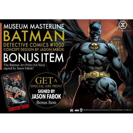 Prime 1 Studio - Diseño conceptual de Batman Detective Comics 1000 por Jason Fabok DX Bonus Ver