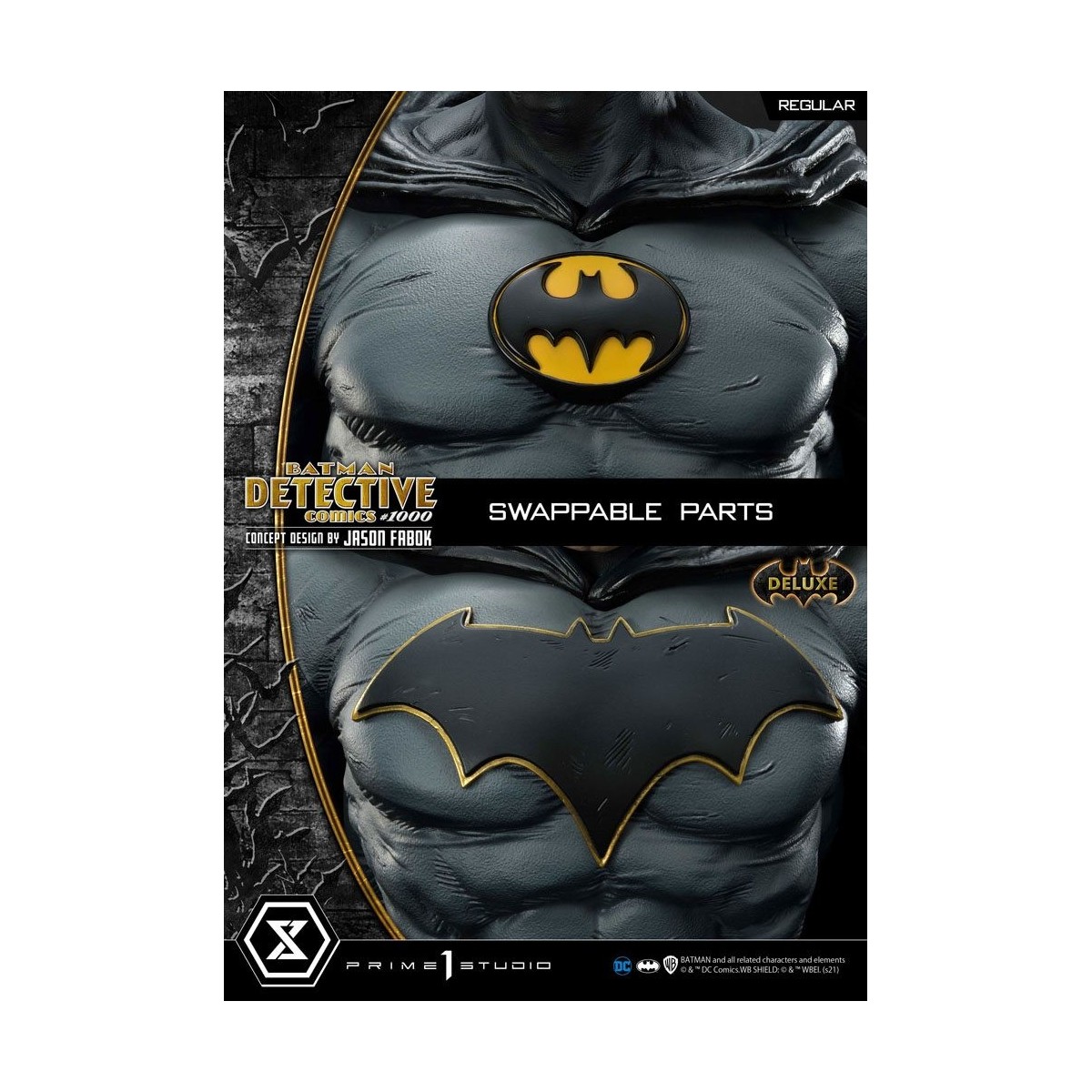 Prime 1 Studio - Diseño conceptual de Batman Detective Comics 1000 por Jason Fabok DX Bonus Ver