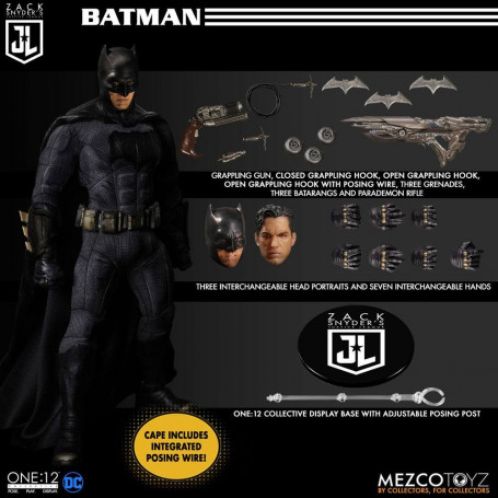 Mezco One 12 - DC Comics - Zack Snyder's Justice League 1/12 Deluxe Steel Box Set