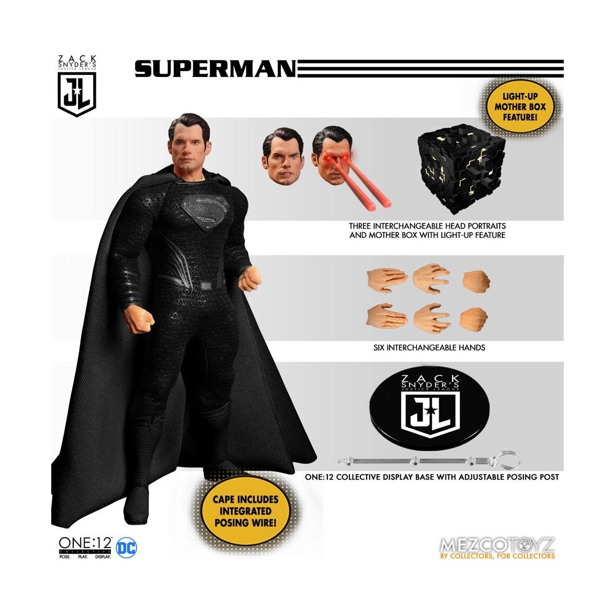 Mezco One 12 - DC Comics - Zack Snyder's Justice League 1/12 Deluxe Steel Box Set