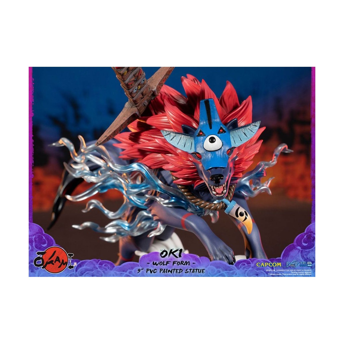First 4 Figures Okami - OKI Wolf Form PVC statuette