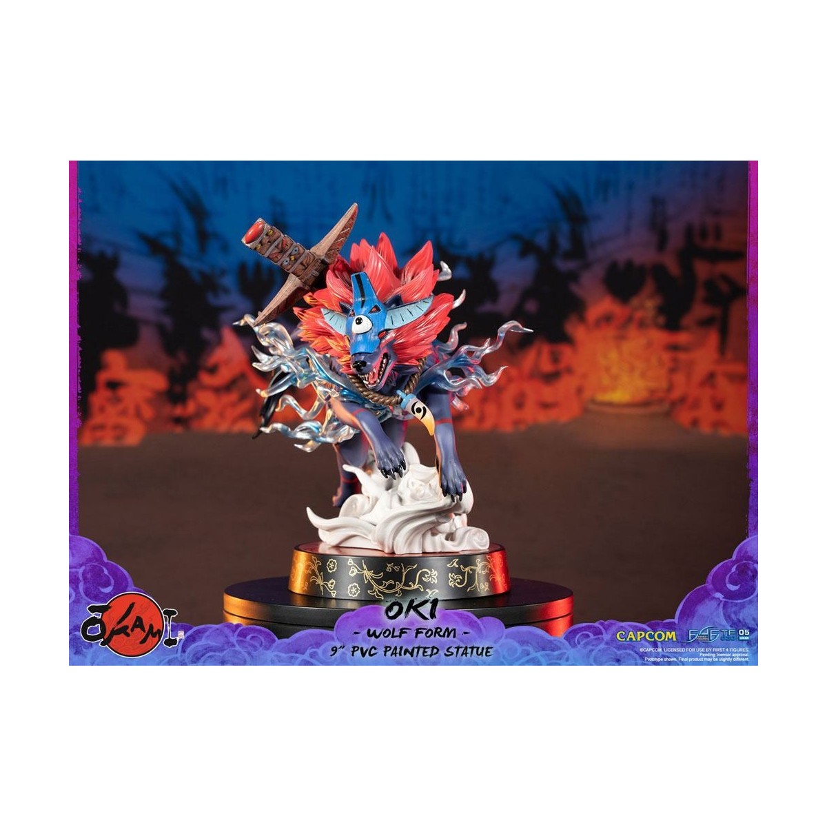 First 4 Figures Okami - OKI Wolf Form PVC statuette