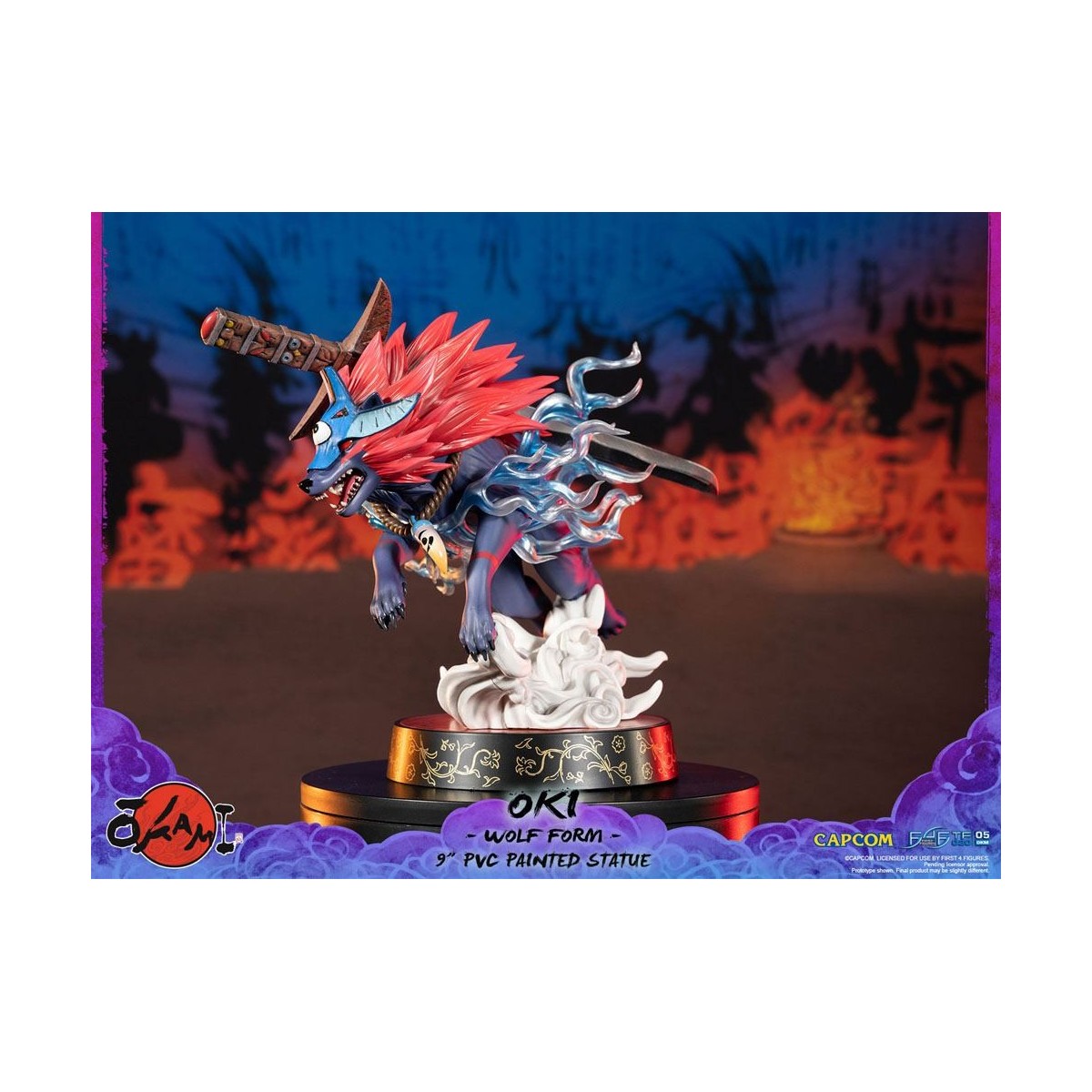 First 4 Figures Okami - OKI Wolf Form PVC statuette