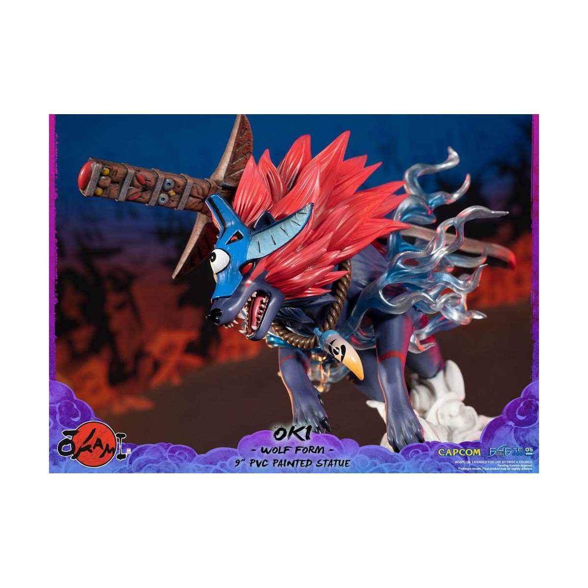 First 4 Figures Okami - OKI Wolf Form PVC statuette