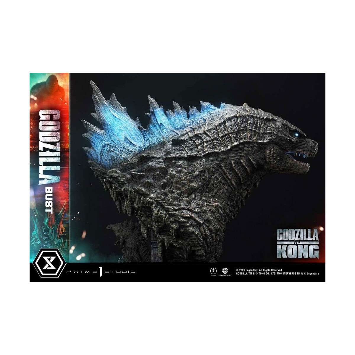 Prime 1 Studio - Godzilla Bust - Godzilla vs Kong Bonus Version