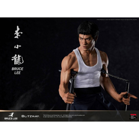 Blitzway - Estatuilla de Bruce Lee 1/4 Homenaje al 80º Aniversario - 55 cm