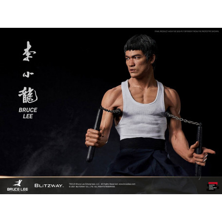 Blitzway - Estatuilla de Bruce Lee 1/4 Homenaje al 80º Aniversario - 55 cm