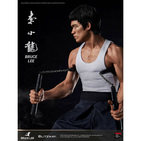 Blitzway - Estatuilla de Bruce Lee 1/4 Homenaje al 80º Aniversario - 55 cm