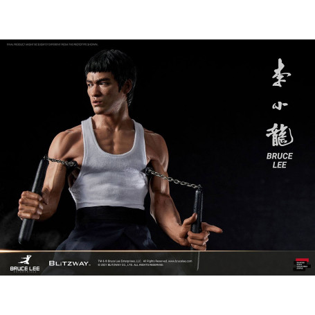 Blitzway - Estatuilla de Bruce Lee 1/4 Homenaje al 80º Aniversario - 55 cm