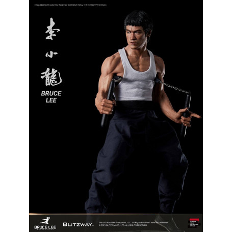 Blitzway - Estatuilla de Bruce Lee 1/4 Homenaje al 80º Aniversario - 55 cm