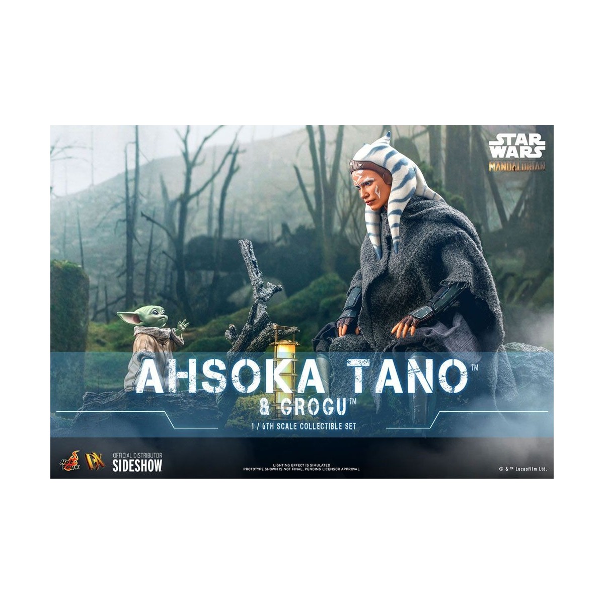 Hot Toys Star Wars - Ahsoka Tano y Grogu- La mandaloriana 1/6