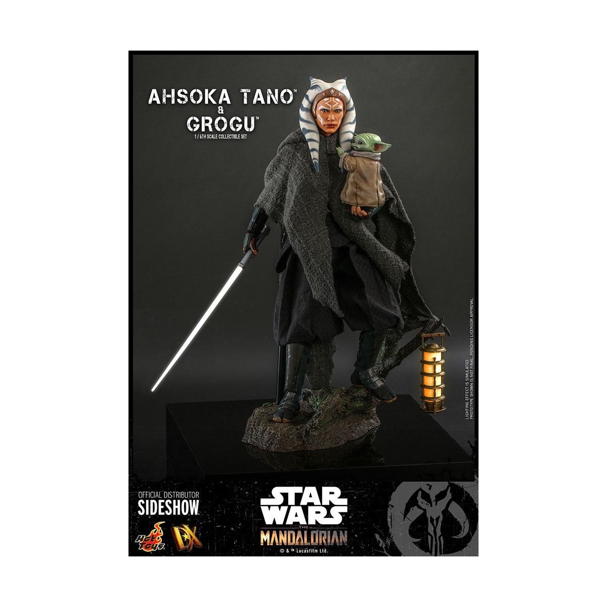 Hot Toys Star Wars - Ahsoka Tano y Grogu- La mandaloriana 1/6
