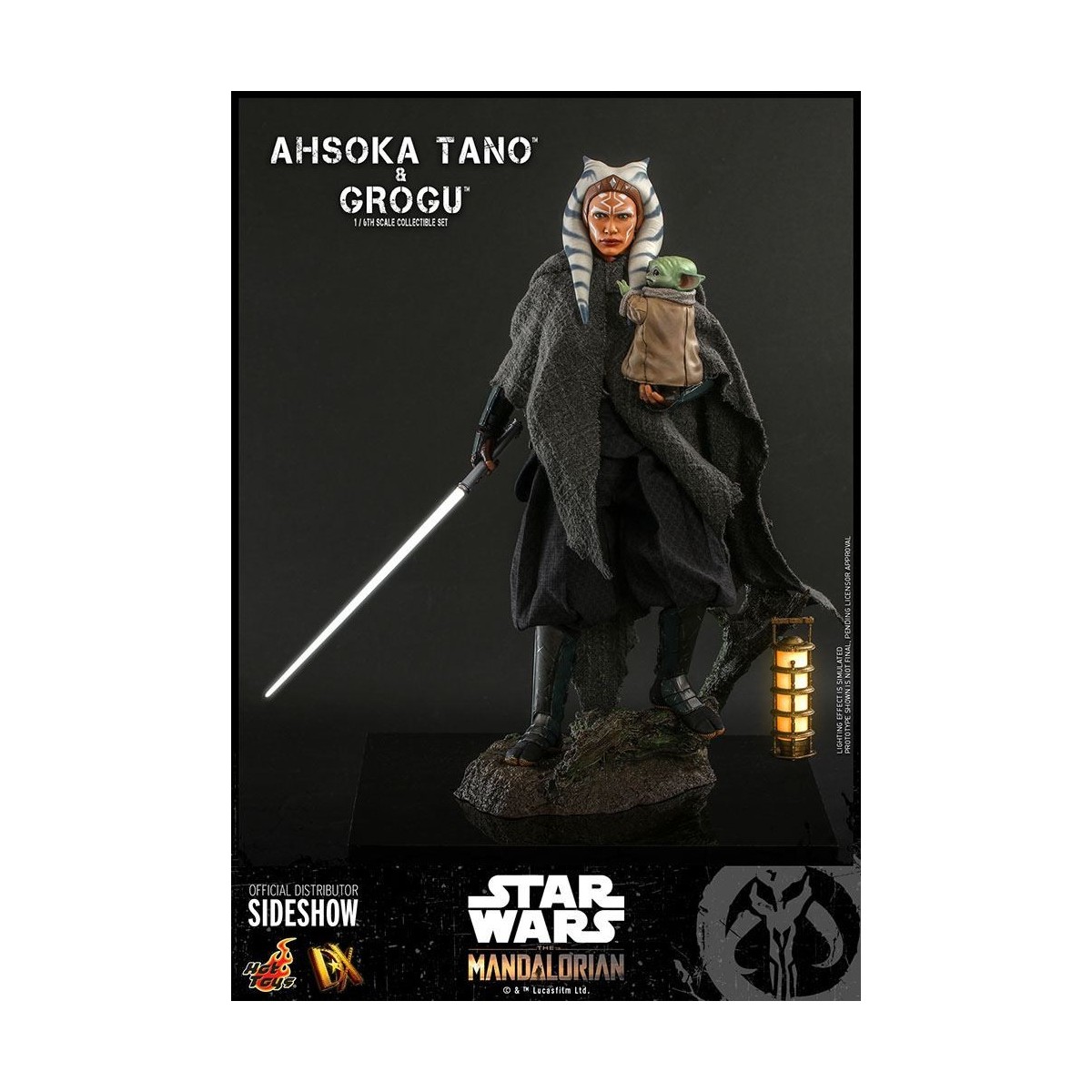 Hot Toys Star Wars - Ahsoka Tano y Grogu- La mandaloriana 1/6