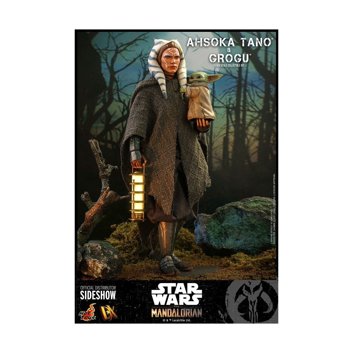 Hot Toys Star Wars - Ahsoka Tano y Grogu- La mandaloriana 1/6