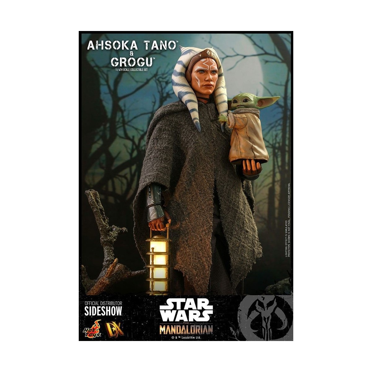 Hot Toys Star Wars - Ahsoka Tano y Grogu- La mandaloriana 1/6