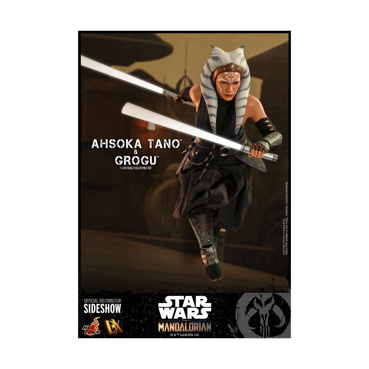 Hot Toys Star Wars - Ahsoka Tano y Grogu- La mandaloriana 1/6