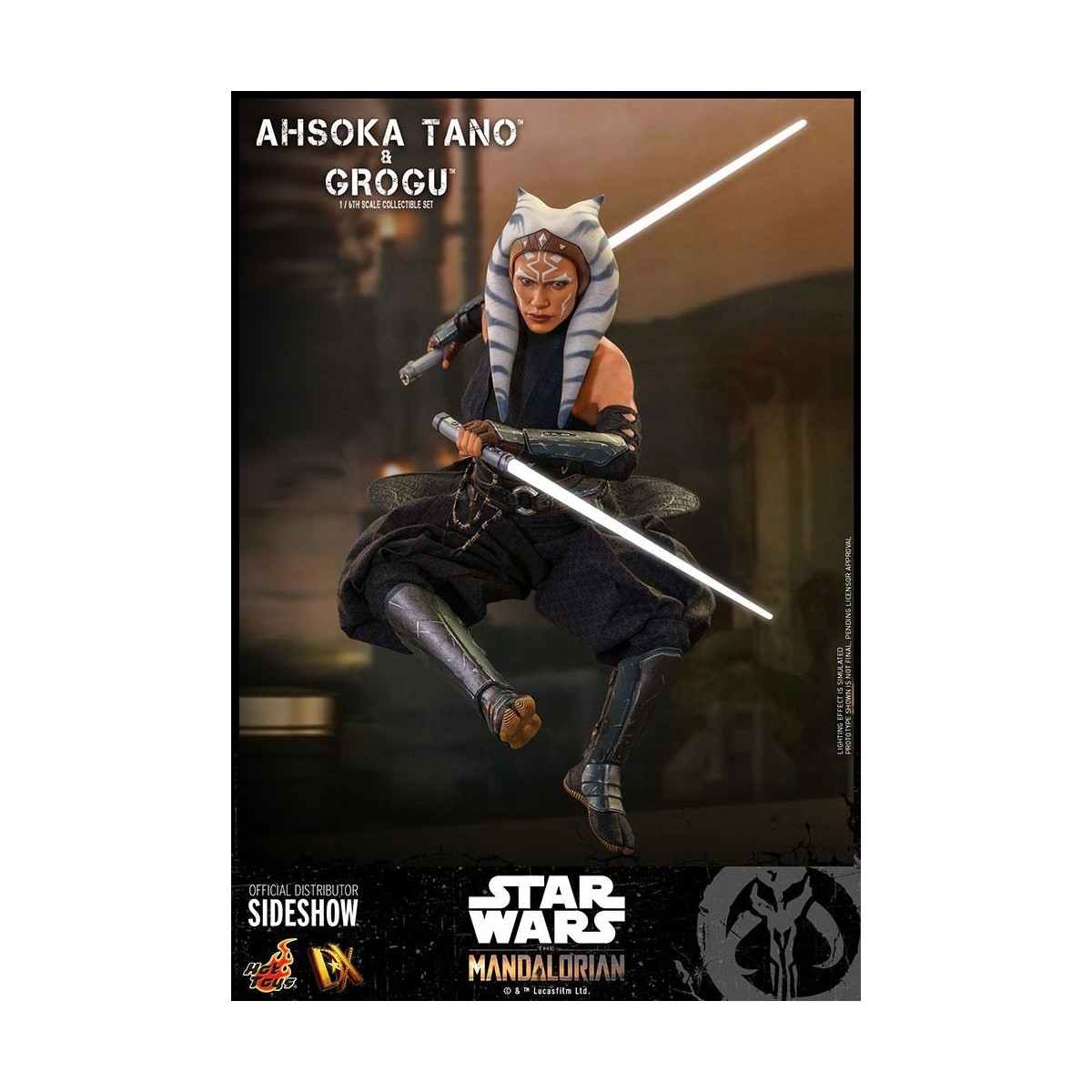 Hot Toys Star Wars - Ahsoka Tano y Grogu- La mandaloriana 1/6