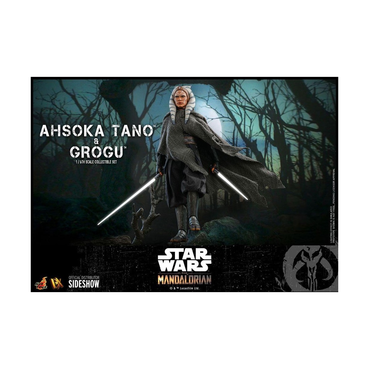 Hot Toys Star Wars - Ahsoka Tano y Grogu- La mandaloriana 1/6