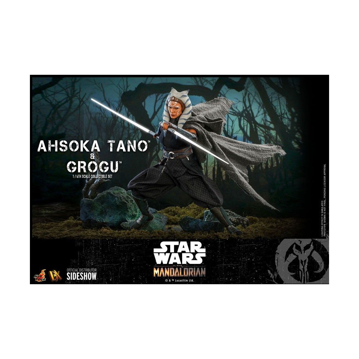 Hot Toys Star Wars - Ahsoka Tano y Grogu- La mandaloriana 1/6