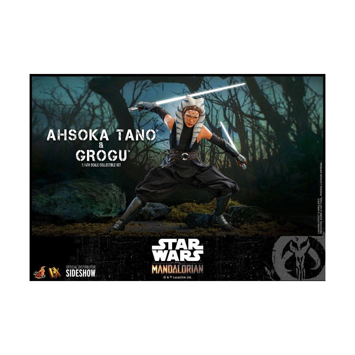 Hot Toys Star Wars - Ahsoka Tano y Grogu- La mandaloriana 1/6