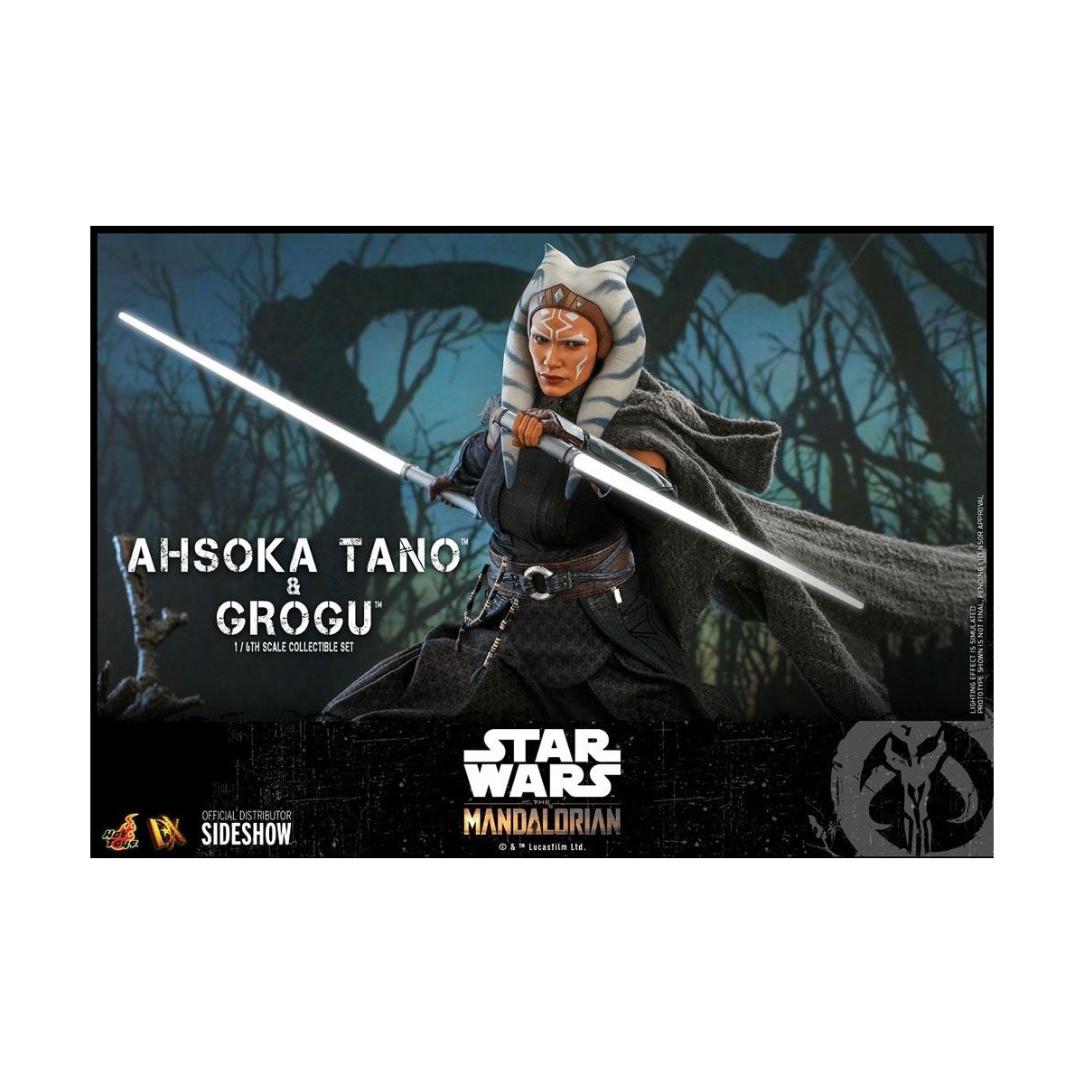 Hot Toys Star Wars - Ahsoka Tano y Grogu- La mandaloriana 1/6